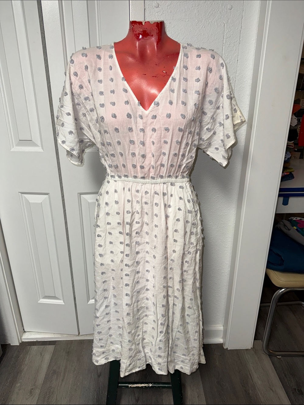 Lou & Grey - Textured Dot Dress